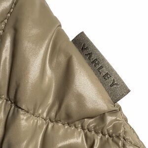 🤎 Varley Foster Quilt Jacket | Asymmetrical Zip in Taupe | Small